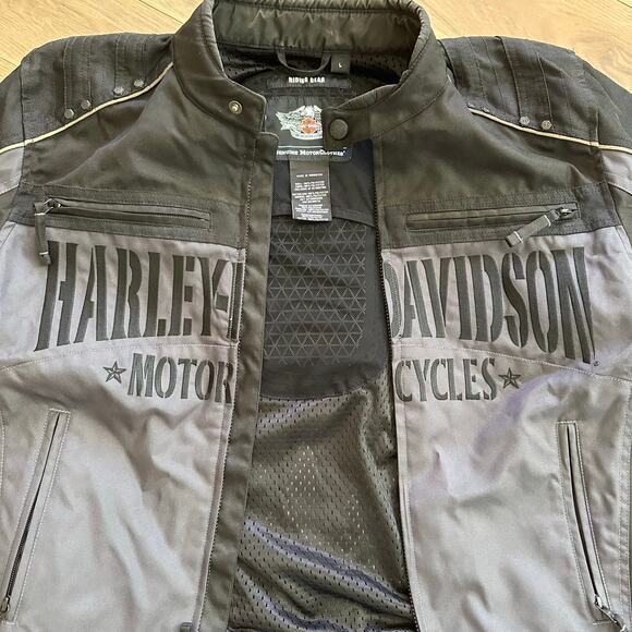 Harley Davidson Rex Switchback Protection Functional Motorcycle Jacket Large - Picture 3 of 11